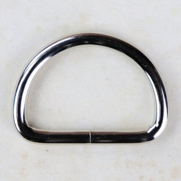 D-Ring 30 x 4 mm Farbe: Silber
