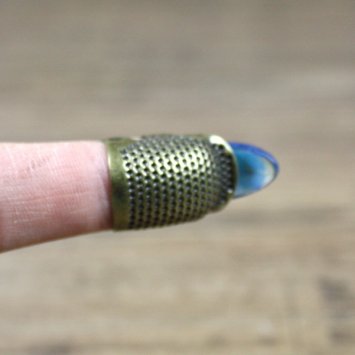 Thimble - sewing cap - finger cap
