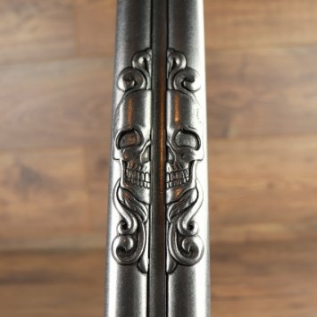 Replik - Doppelläufige Perkussions Piratenpistole - Grau