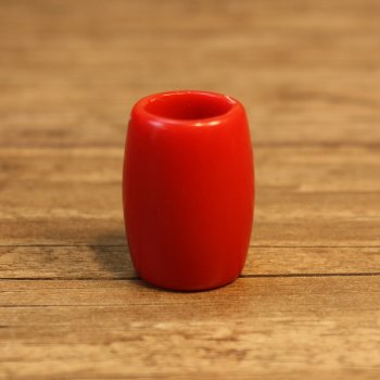 13 mm Dreadlock Perle - Rot