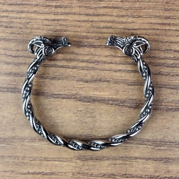 Metall Armband Tiger - Farbe: Silber