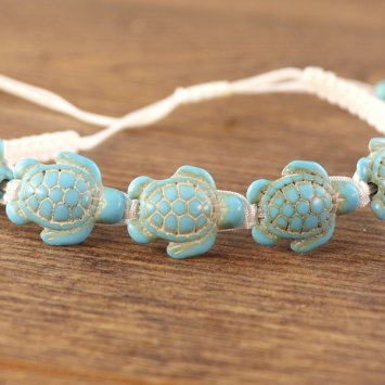 Preview: Armband türkise Schildkröten