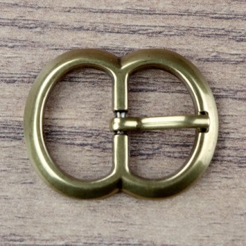 20 mm Doppelte Rüstschnalle - Farbe: Messing