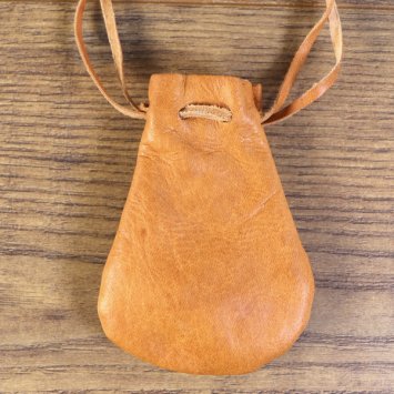 Preview: Spanish doubloons, coin set with neutral leather pouch