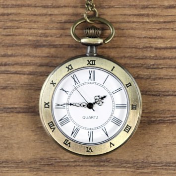 Taschenuhr ohne Deckel, Ziffernblatt mit römischen Ziffern