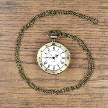 Taschenuhr ohne Deckel, Ziffernblatt mit römischen Ziffern