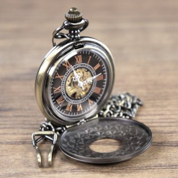 Preview: Mechanische Uhr mit Zahlenkranz Deckel