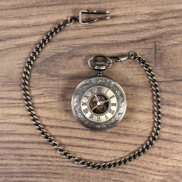 Mechanische Uhr mit Zahlenkranz Deckel