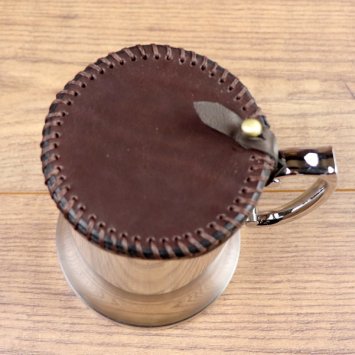 Preview: Leder Deckel für Englischer Trinkhumpen, Krug, 500 ml