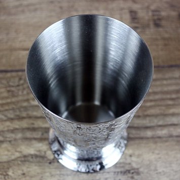 Preview: Edelstahl Becher mit graviertem Muster