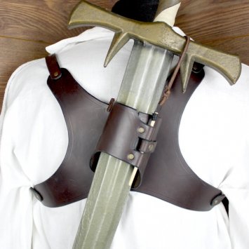 Preview: Schwerthalter/ Rücken, Braun