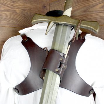 Preview: Schwerthalter/ Rücken, Braun