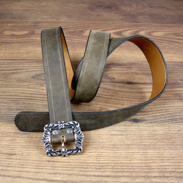 3.5 x 138 cm - Baroque Belt, Antique Brown, AS