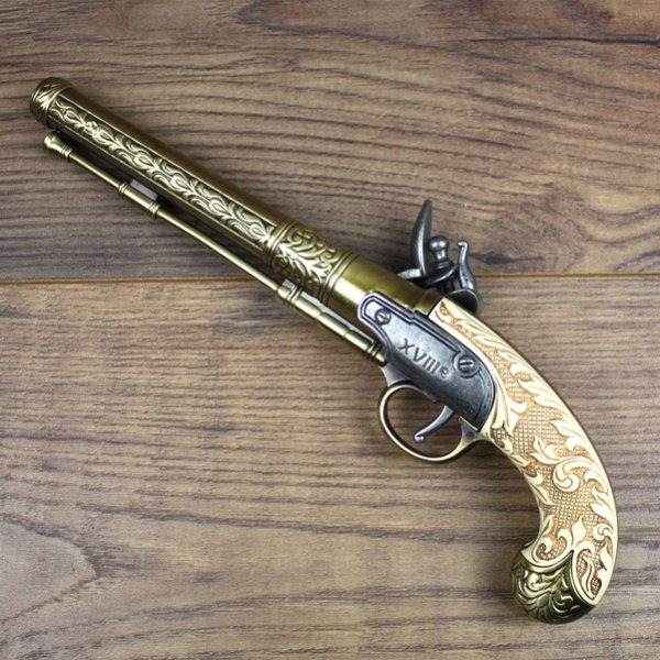 Replica - dueling pistol, brass