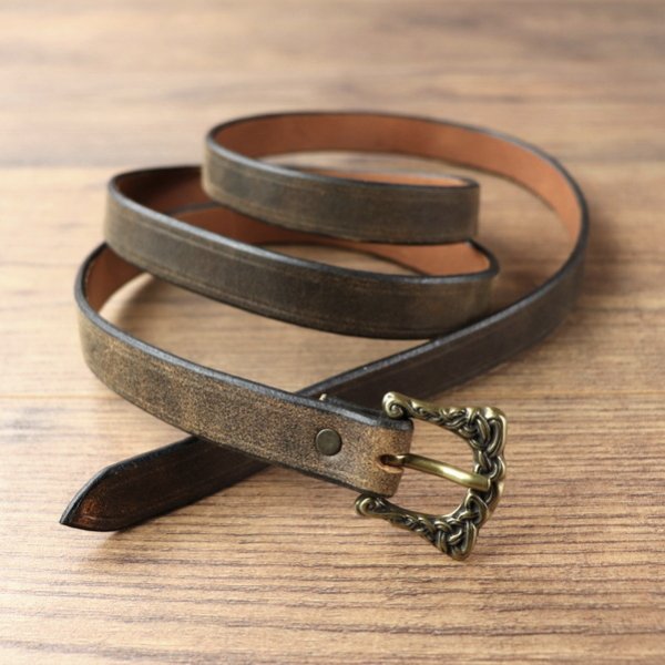 2 x 145 cm - Wiki Gürtel, Antik-Braun, AM