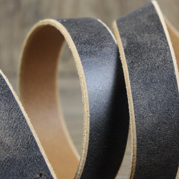 3 x 142 cm - Ring Belt Antique Brown, Ring Color: Antique Brass