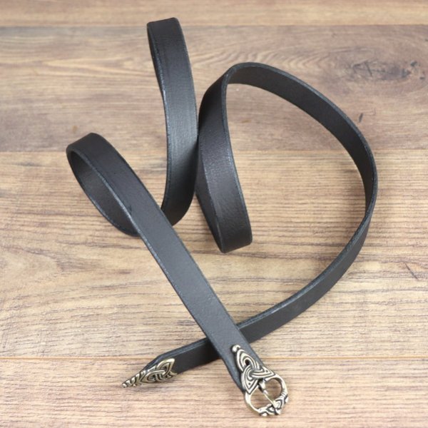 2 x 169 cm Wiki belt, buffalo leather with end piece