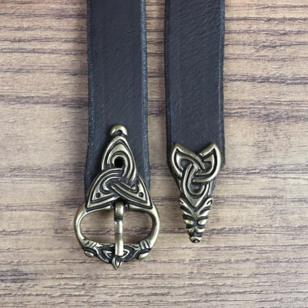 2 x 169 cm Wiki belt, buffalo leather with end piece