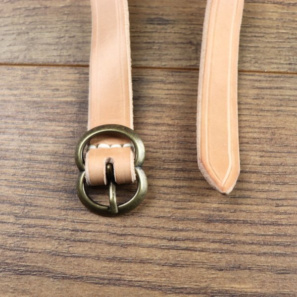 2 x 254 cm einfacher Gürtel mit Rüstschnalle