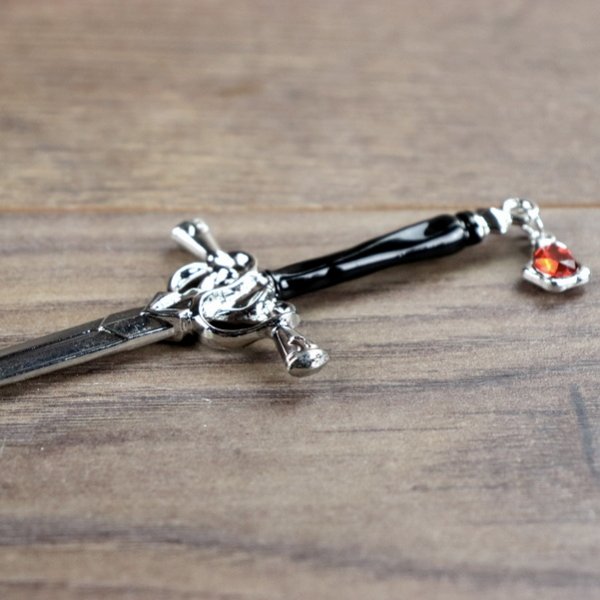 Hair Stick sword with "Blood Drop Gem"