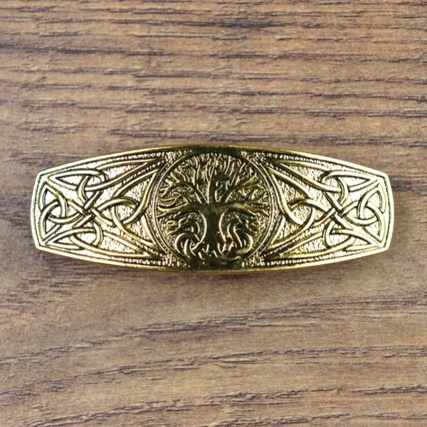 Haarspange Lebensbaum, Farbe: Gold