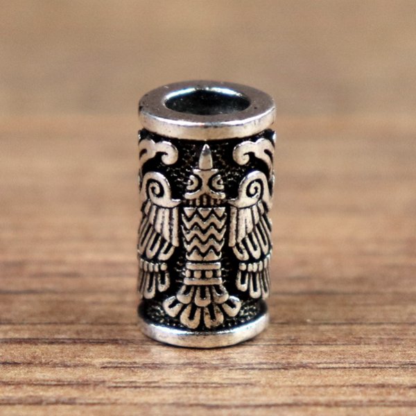 6 mm - Haarperle Wikinger Rabe - AS