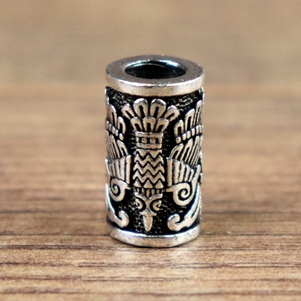 6 mm - Haarperle Wikinger Rabe - AS