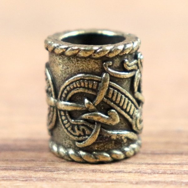 10 mm - Haarperle keltisches Tierwesen - AM