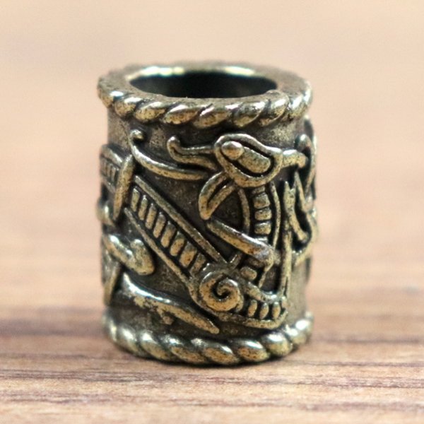 10 mm - Haarperle keltisches Tierwesen - AM