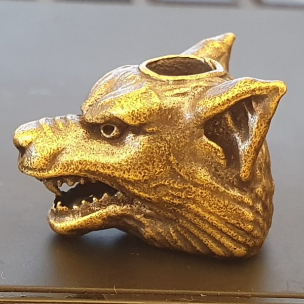 5 mm Haarperle Wolfskopf - AM