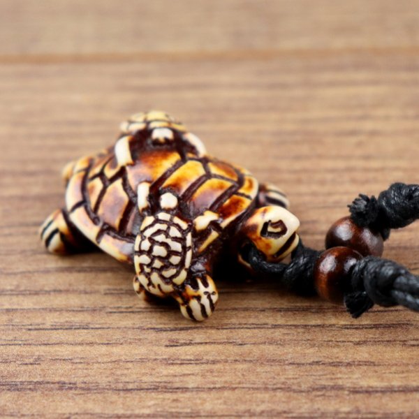 Schildkröte mit 2 Babys, braun - weiß