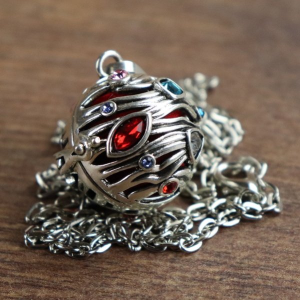 Pomander Duftkette Baum / Yggdrasil, Altmessing