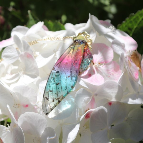 Halskette Feenflügel