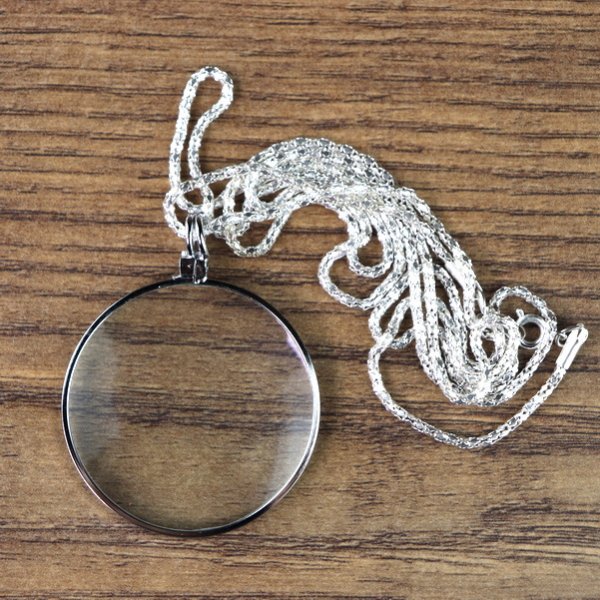 Lupen Kette, schlicht Farbe: Silber