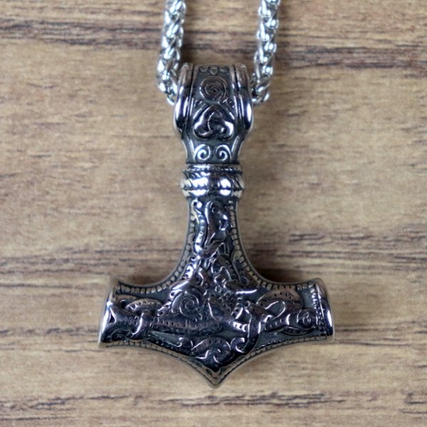 Necklace "Thor's Hammer" Animal Ornament