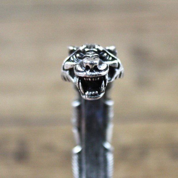 Metall Armband Tiger - Farbe: Silber