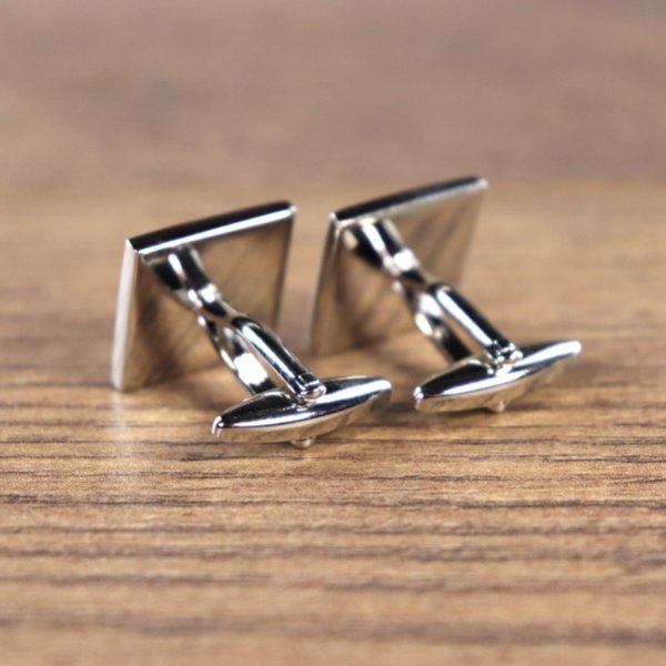 Manschettenknöpfe - Ornament 2, Farbe: Sil