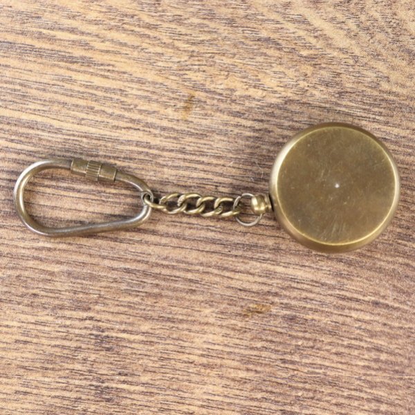 Schlüsselanhänger Kompass im Antik-Stil