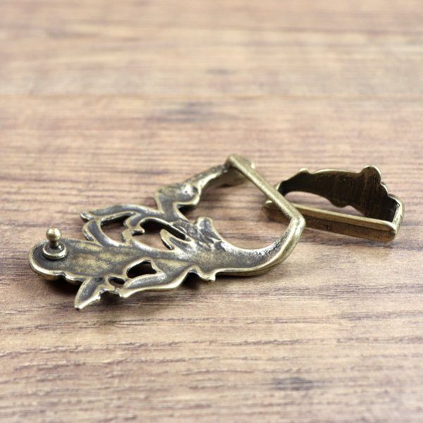 Florales Ornament Buckle - AM, für 4 cm Riemen