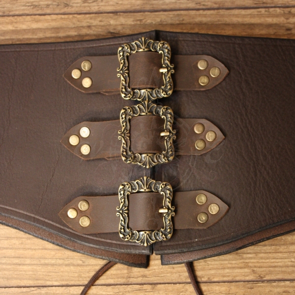 Mieder - Gürtel - Büffelleder - 85 - 95 cm