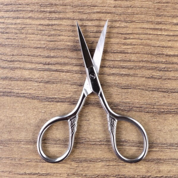 Kleine Schere - Griff Farbe: Gold - weiter Griff