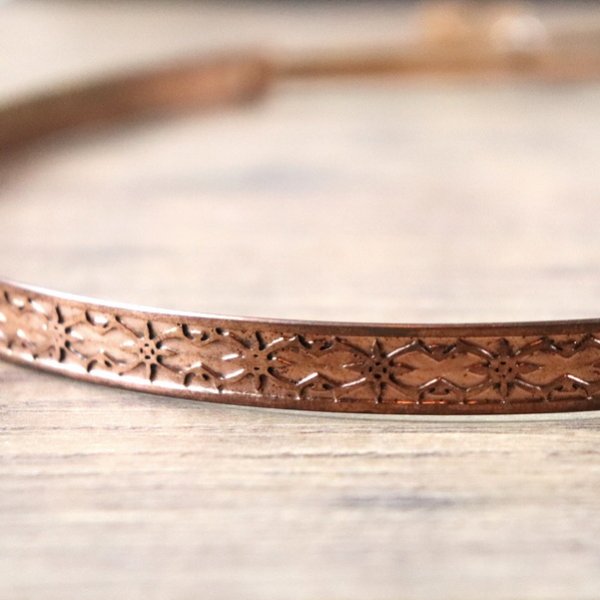 Schapel in Kupfer mit Stern Muster