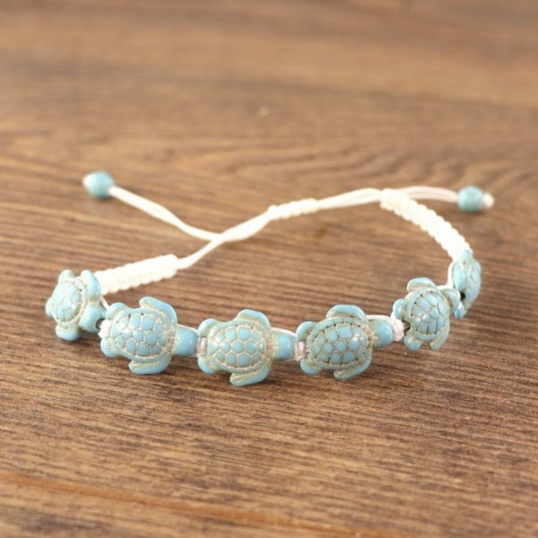 Armband türkise Schildkröten