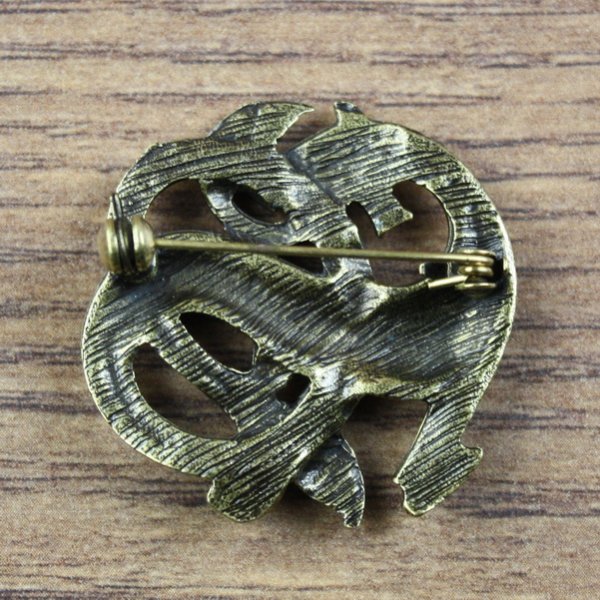 Wiki Brosche Fabeltier Drache AM