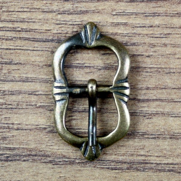 Doppelte SpätMi Schnalle "Blüten", 1400 -1500 - 15 mm - AM