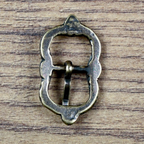 Doppelte SpätMi Schnalle "Blüten", 1400 -1500 - 15 mm - AM