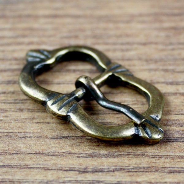 Doppelte SpätMi Schnalle "Blüten", 1400 -1500 - 15 mm - AM