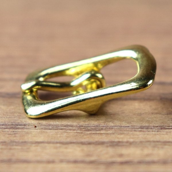 Islandschnalle, Stegschnalle - 12mm - Messing