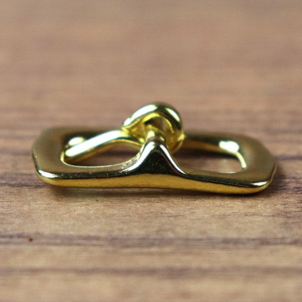 Islandschnalle, Stegschnalle - 12mm - Messing