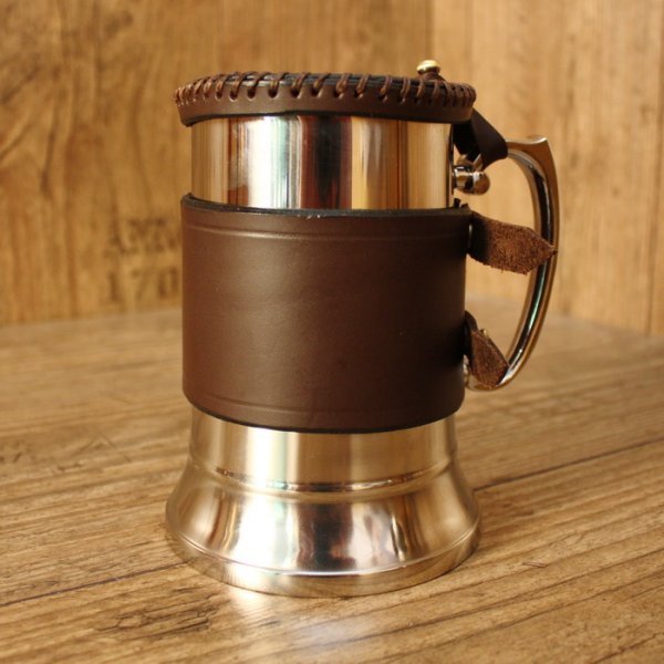 Leder Mantel für Englischer Trinkhumpen, Krug, 500 ml